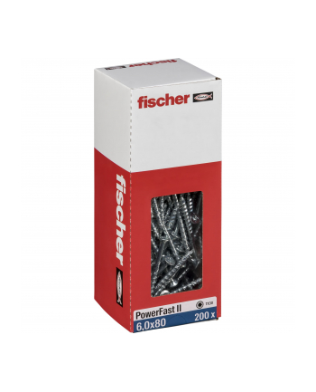 Fischer PowerFast II 6,0x80 SK TX TG blvz 200