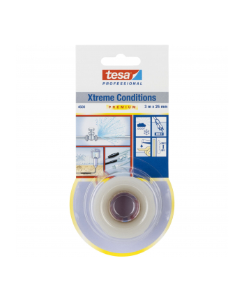 Tesa Silicon Tape 3m x 25mm Prem.Prof.Xtr.Cond.transp. 04600