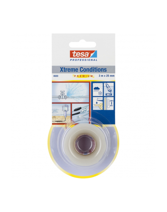 Tesa Silicon Tape 3m x 25mm Prem.Prof.Xtr.Cond.transp. 04600 główny