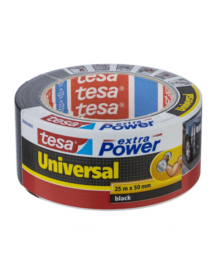 Tesa Duct Tape 25m x 50mm extra Power black 56388 główny