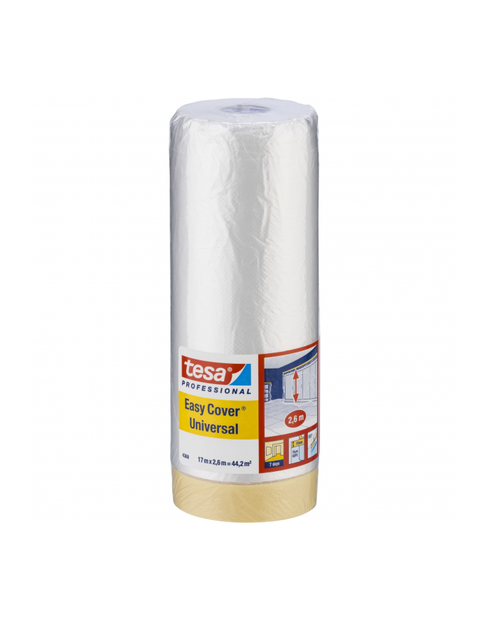 Tesa Masking Film 17m x 2,6m Easy Cov. pale cream 04368 główny