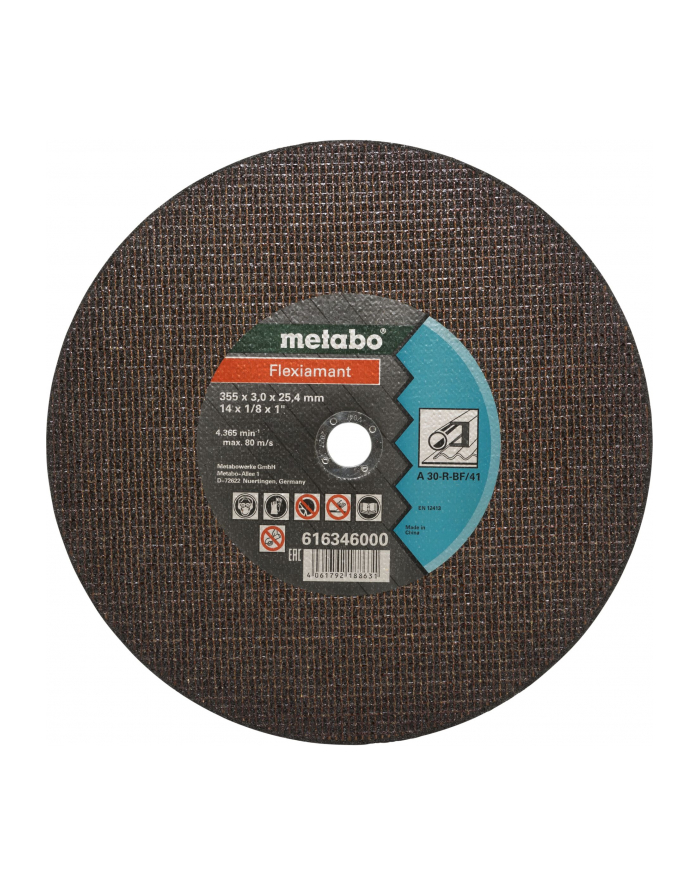 Metabo Flexiamant 355x 3,0 x 25, 4 mm steel główny