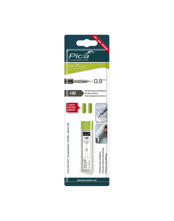 Pica Fine-Dry zestaw wkladów HB główny