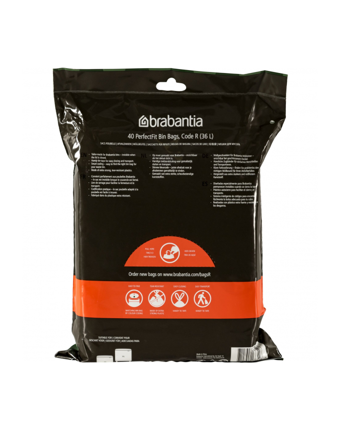 Brabantia PerfectFit worki na smieci Typ R, 36 L, 40 szt. główny