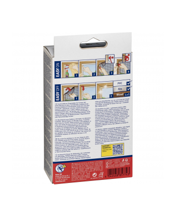 Tesa Fliegengitter Fenster klett 1,2X2,4m schwarz 55918