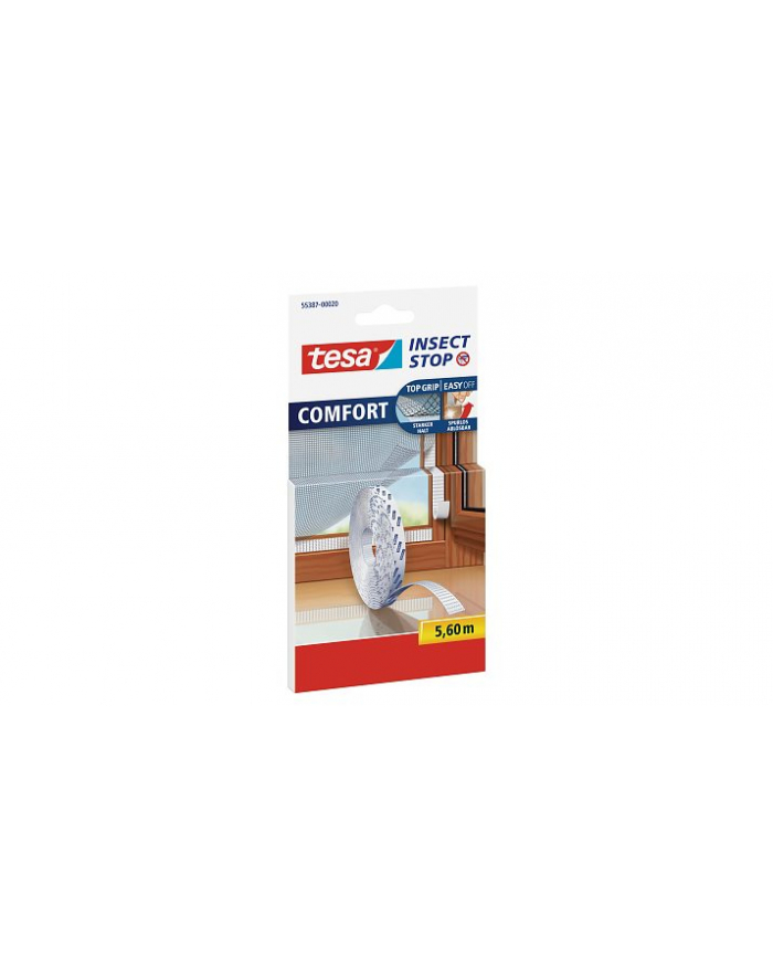 Tesa Klettband Comfort Ersatzrolle Fliegeng. 5,6m 55387 główny