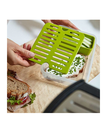 Emsa Clip&Go Brunchbox 518099 1,2l przezroczysty/zielony