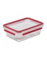 Emsa Clip&Close Glass Food Container 1,3 L  red - nr 1