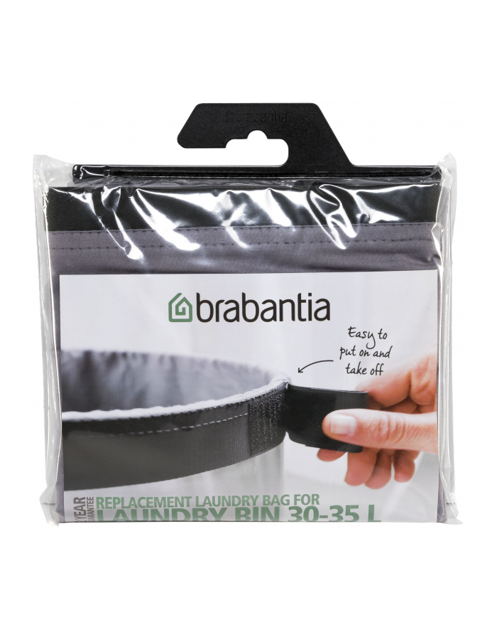 Brabantia wymienny worek do kosza na pranie, 30-35 L grey główny