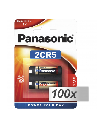 100x1 Panasonic Photo 2 CR 5 bateria litowa   karton 100 szt.