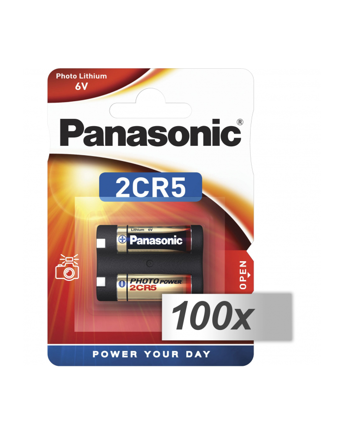 100x1 Panasonic Photo 2 CR 5 bateria litowa   karton 100 szt. główny