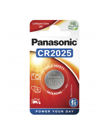 12x1 Panasonic CR 2025 bateria litowa    karton 12 szt.