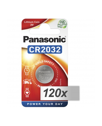 120x1 Panasonic CR 2032 bateria litowa   karton 120 szt.