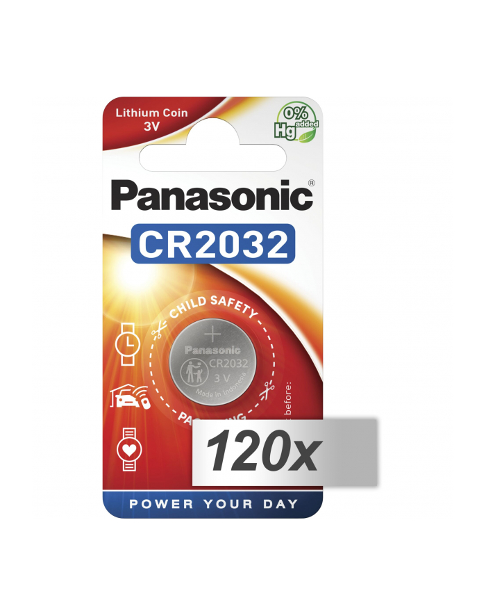 120x1 Panasonic CR 2032 bateria litowa   karton 120 szt. główny