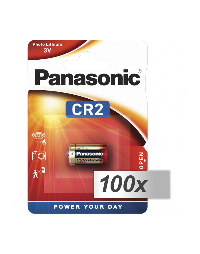 100x1 Panasonic Photo CR-2 bateria litowa   karton 100 szt. główny