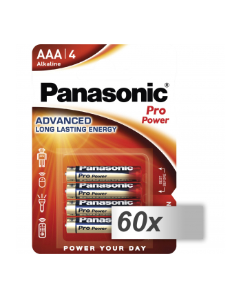 60x4 Panasonic Pro Power LR 03 Micro AAA karton 240 szt.