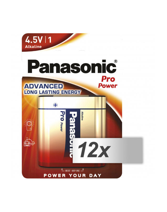 12x1 Panasonic Pro Power 3 LR 12 4,5V Block karton 12 szt. główny