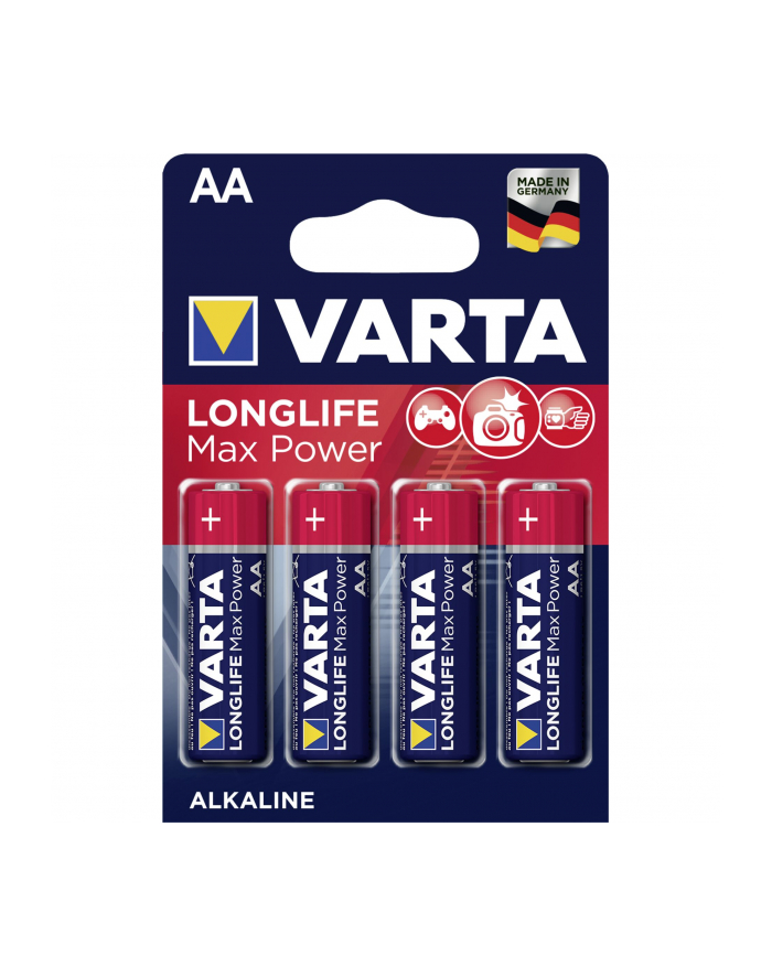 20x4 Varta Longlife Max Power Mignon AA LR 6   PU karton wewn. główny