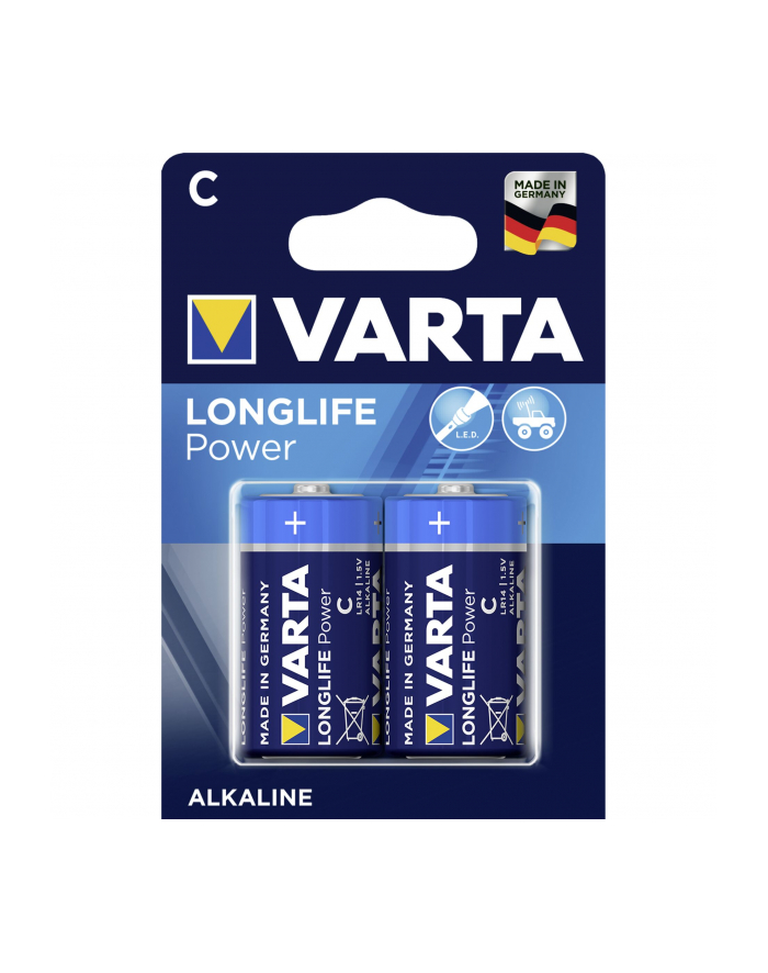 10x2 Varta Longlife Power Baby C LR 14            PU karton wewn. główny