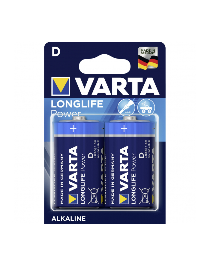 10x2 Varta Longlife Power Mono D LR 20            PU karton wewn. główny