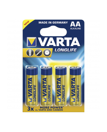 20x4 Varta Longlife Extra Mignon AA LR 6          PU karton wewn.