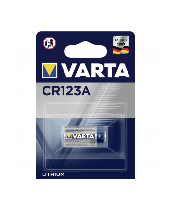 10x1 Varta Professional CR 123 A PU karton wewn.