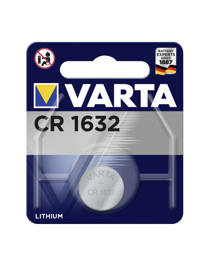 10x1 Varta electronic CR 1632 PU karton wewnetrzny główny