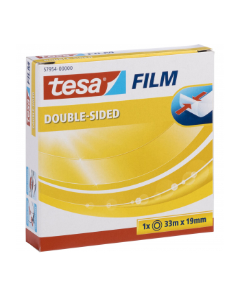 Tesa Double Sid. Tape 33m x 19mm transparent 57954