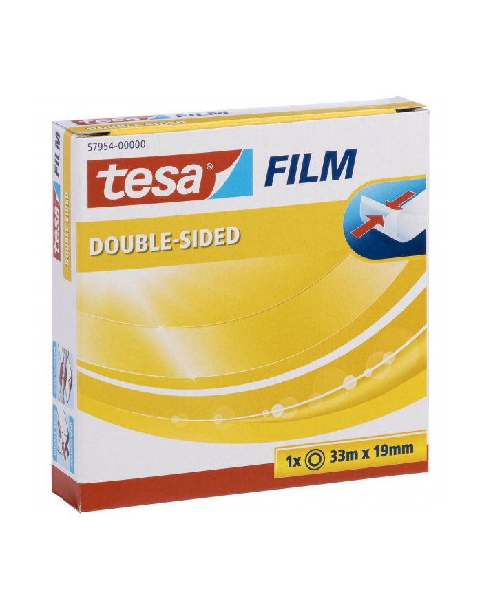 Tesa Double Sid. Tape 33m x 19mm transparent 57954 główny