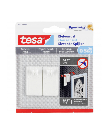 1x2 Tesa gwózdz samoprzylepny do tapet i tynków (0,5 kg) 77772