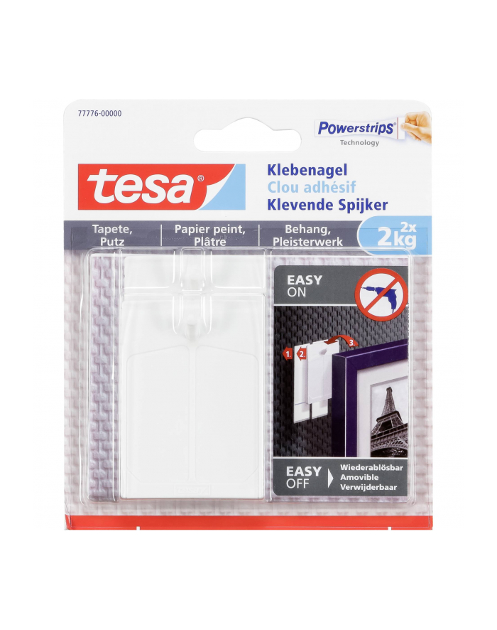 1x2 Tesa gwózdz samoprzylepny do tapet i tynków (2 kg)  77776 główny