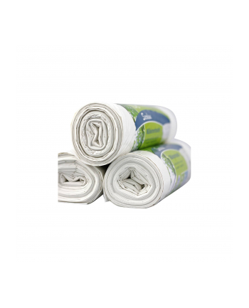 1x25 Secolan worki na smieci 20 l ekstra mocne biale