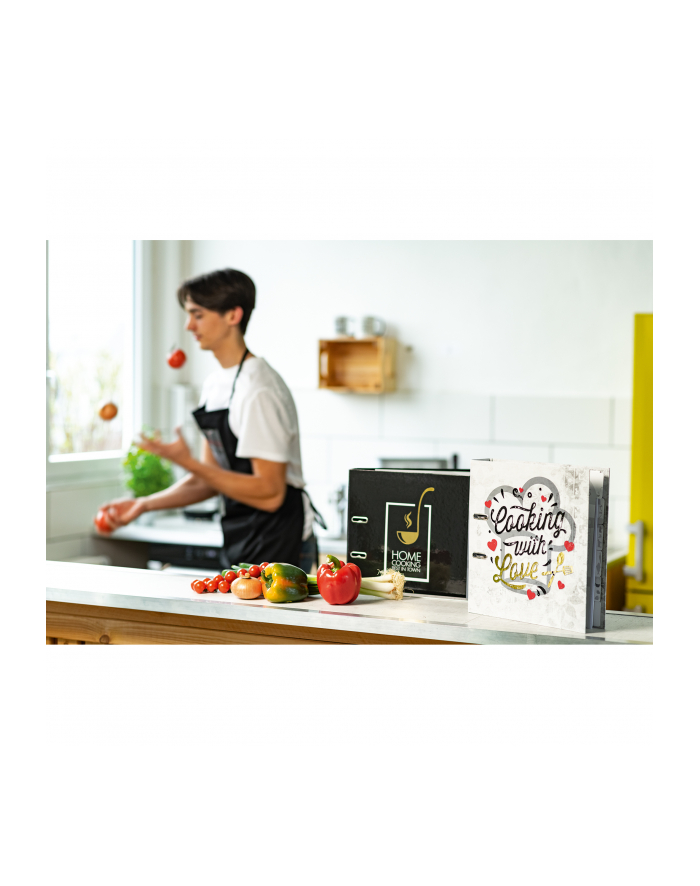 Herma Recipe Folder  black Home Cooking DIN A4        19668 główny