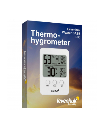 Levenhuk Wezzer BASE L30 termohigrometr bialy