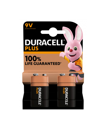 1x2 Duracell Plus 9V-Block MN1640 6LR61
