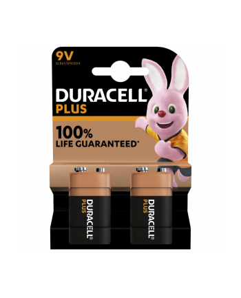 1x2 Duracell Plus 9V-Block MN1640 6LR61