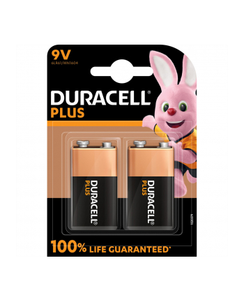 1x2 Duracell Plus 9V-Block MN1640 6LR61 nr 1