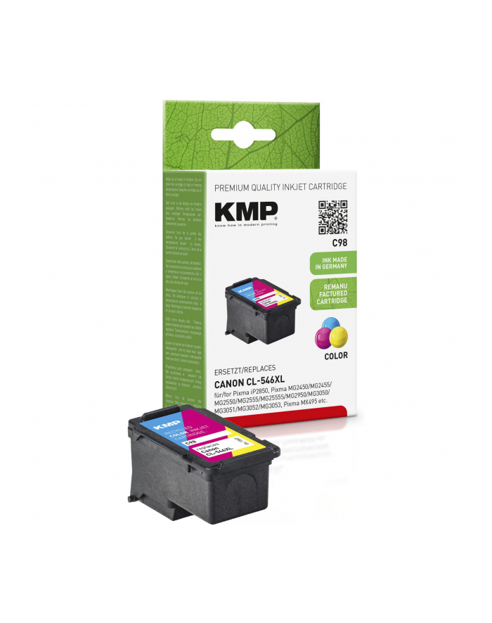 KMP C98 Tusz kolor kompatybilny z Canon CL-546 XL główny