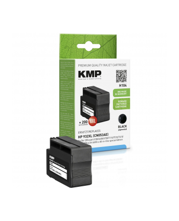KMP H104 Tusz czarny do HP CN 053 AE 932 XL