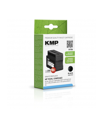 KMP H104 Tusz czarny do HP CN 053 AE 932 XL