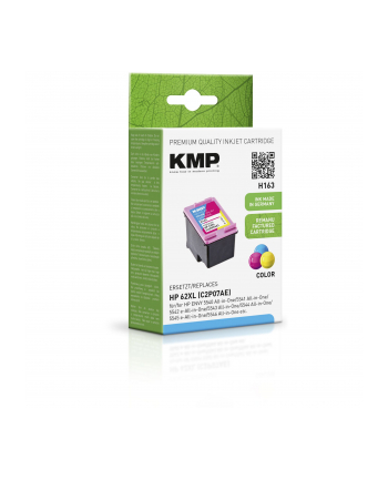 KMP H163 tusz 3 kolory kompatybilny z HP C2P07AE 62 XL