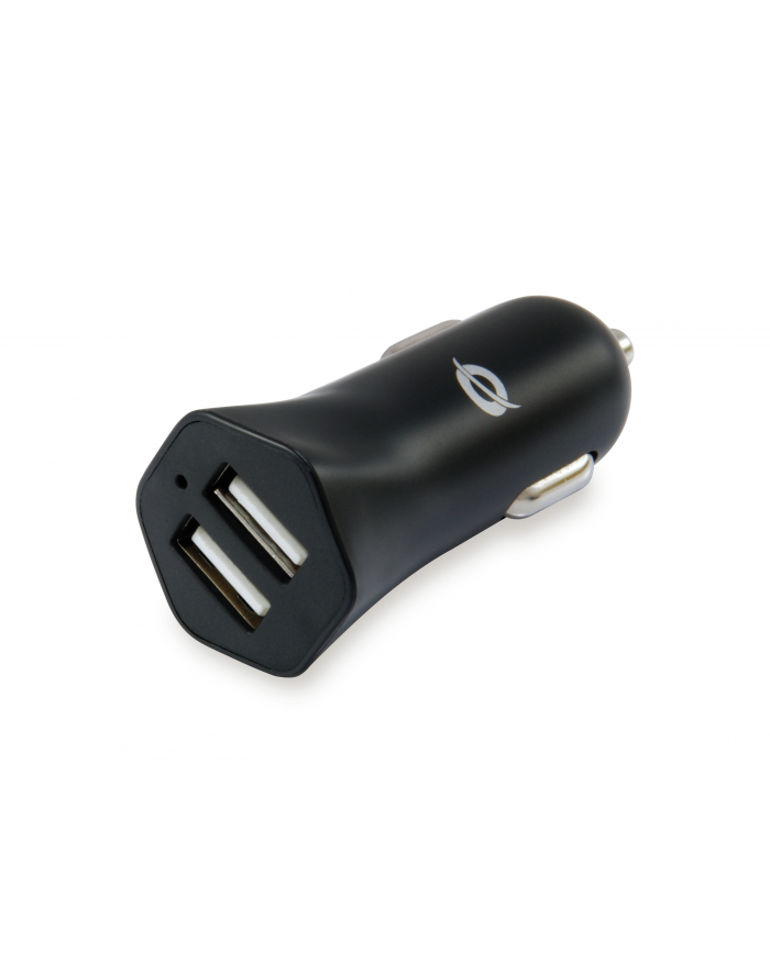 Conceptronic CARDEN03B 2-Port 12W USB-Car-Charger główny