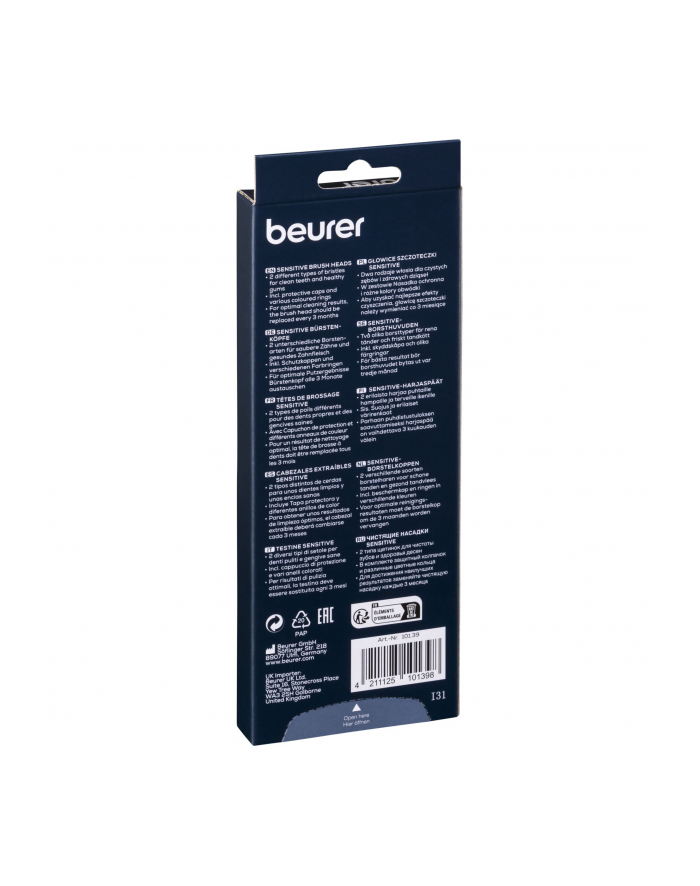 Beurer TB 30/50 Brush Head Sensitive 8x główny