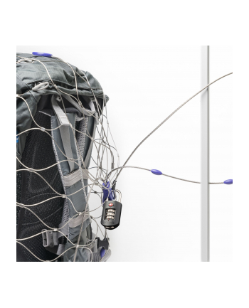 Pacsafe siatka zabezpieczajaca na plecak i torbe 85L