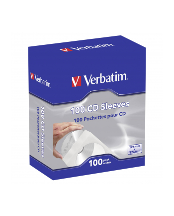 1x100 Verbatim CD/DVD Sleeves