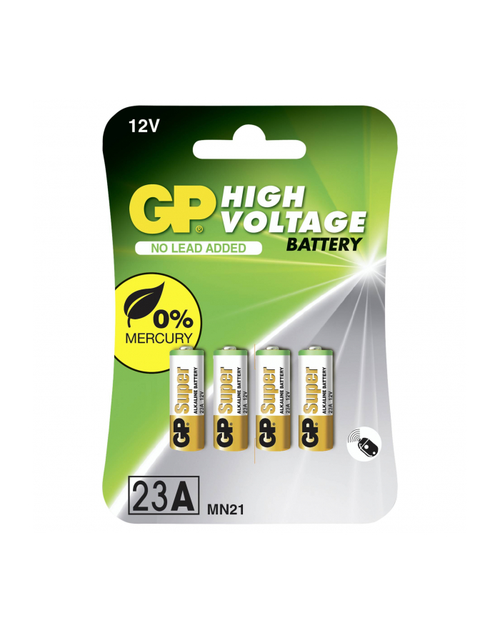 gp batteries 1x4 GP bateria alkaliczna 23A / MN21 4 szt. 12V główny