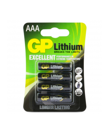 gp batteries 1x4 GP Lithium Micro 1,5V AAA                   07024LF-C4