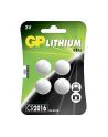 gp batteries 1x4 GP CR2016 bateria guzikowa litowa 4 szt. 3V - nr 1