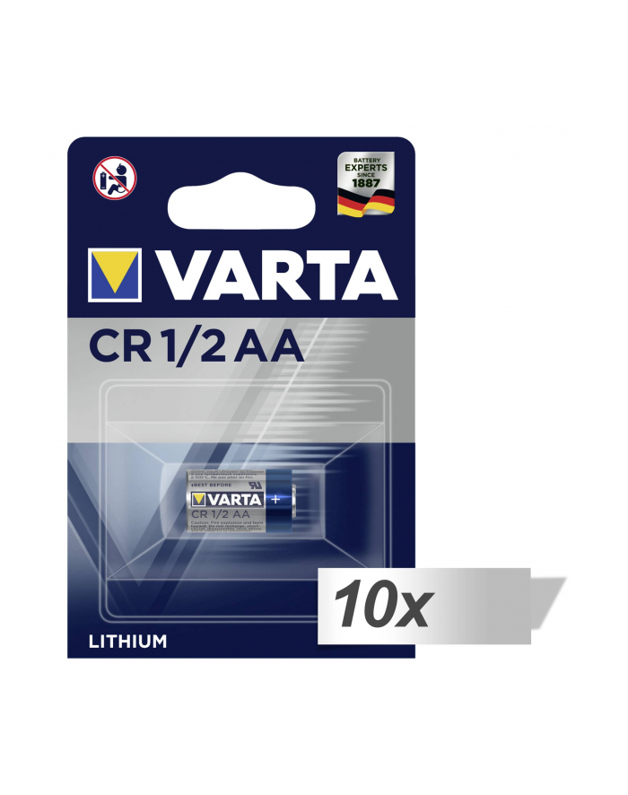 1x10 Varta Lithium CR 1/2 AA 700mAh 3V główny