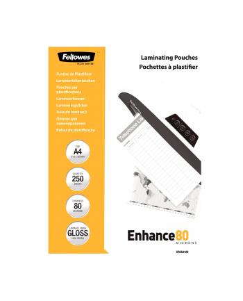 Fellowes folie do laminowania A4 80 mic blyszczacy - 250 sztuk